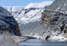 view the Fresh Snow: Wind River Canyon, Big Horn River, Twin Buttes collection