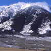 Elk Mountain, Pond, Snow, Cloud on Top
