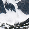 Snow Slides Below Snowy Mountains 14 3VP