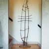Simple Sculpture Of Small Branches & Wooden Base