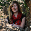 Caitlin; Head Shot in Red Scarf, 020